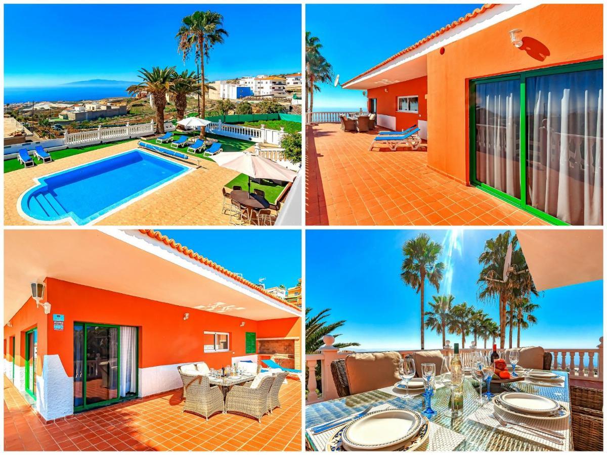 Villa Raquel With Private Pool And Sea View Los Menores Екстериор снимка