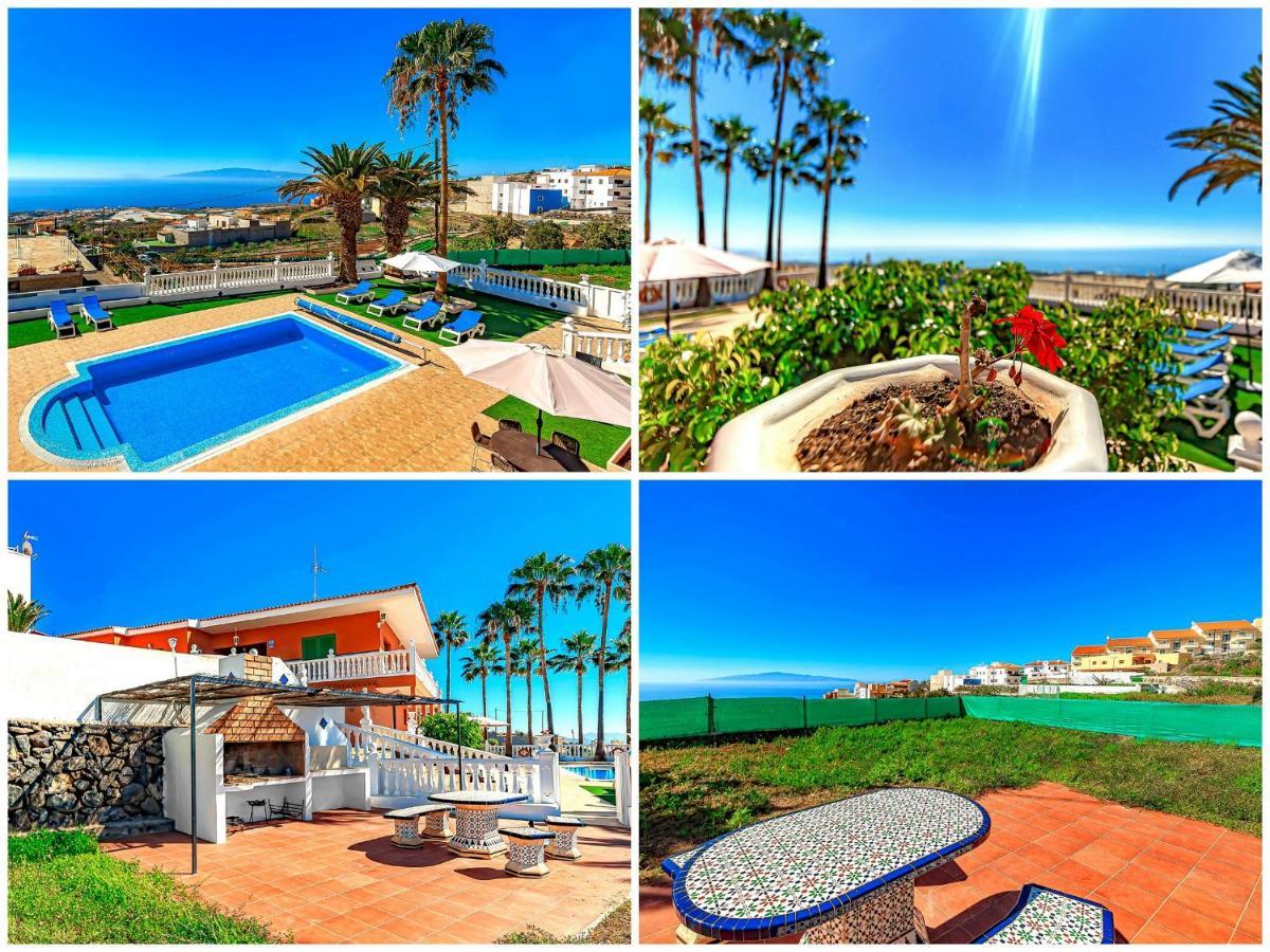 Villa Raquel With Private Pool And Sea View Los Menores Екстериор снимка