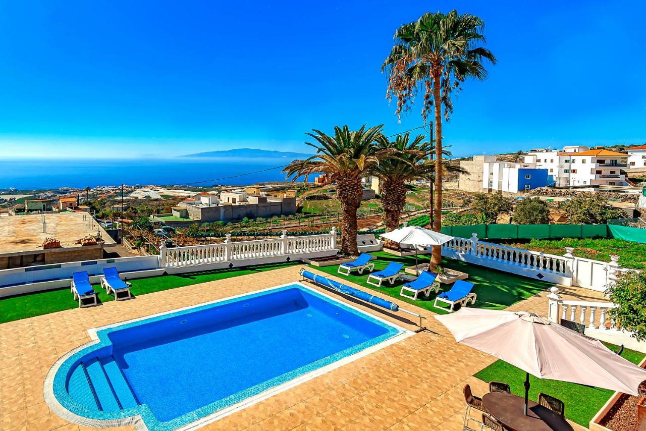 Villa Raquel With Private Pool And Sea View Los Menores Екстериор снимка